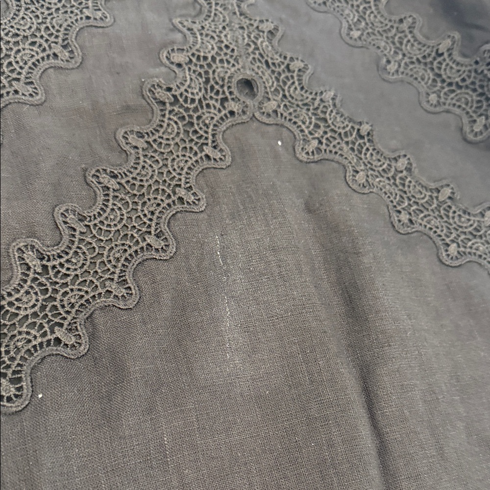 J. Crew Lace-trim slip dress in linen Size 4 - Picture 4 of 11